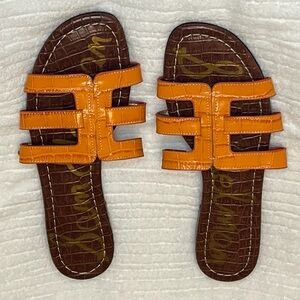 Sam Edelman leather slides 8.5